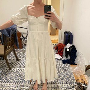 White Reformation Dress, Brand New (Size 2)